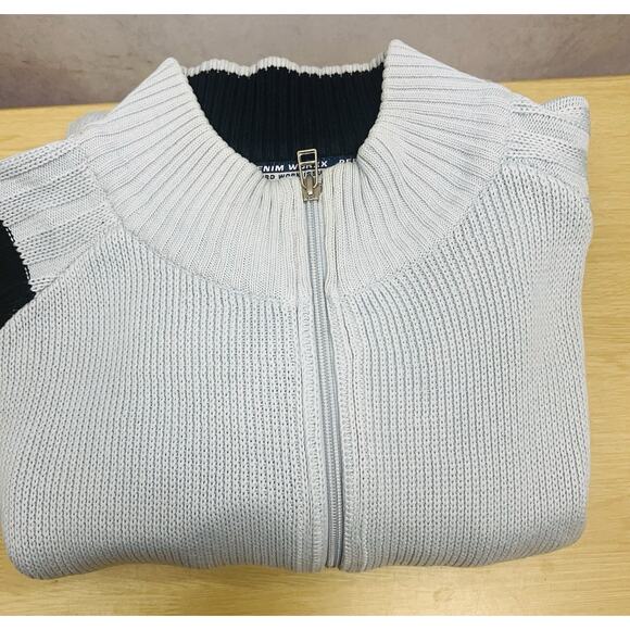 Pepe Jeans London Vintage Cardigan Men Sweater Logo Spell Out Size XL Blue - Picture 10 of 14